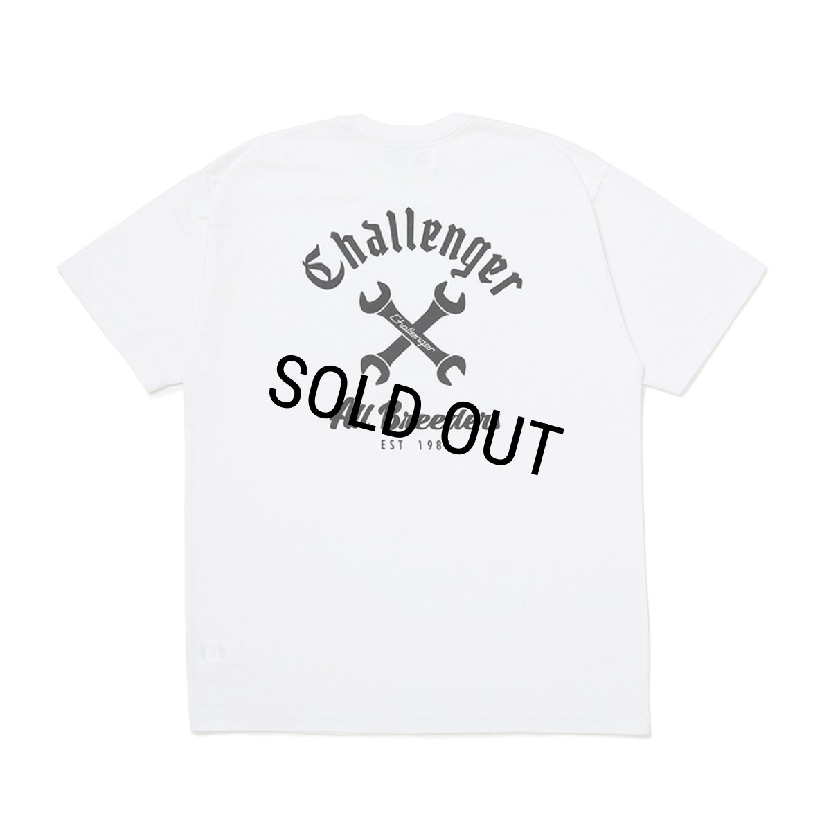 画像1: CHALLENGER/MECHANIC TEE（WHITE）［メカニックT-26春夏］ (1)