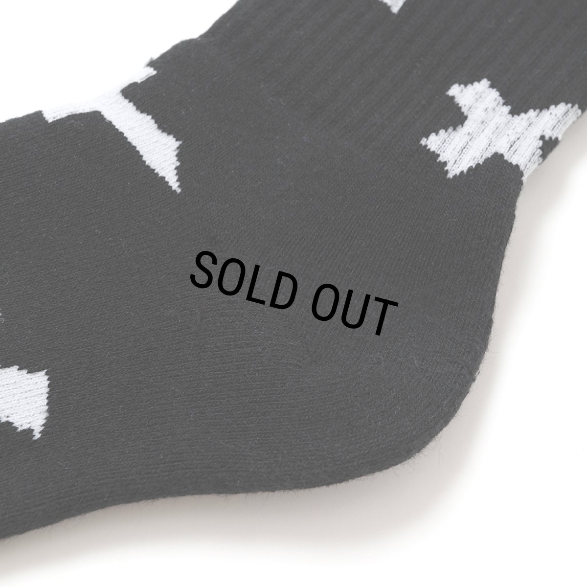 画像3: CHALLENGER/CROSS SOCKS（BLACK）［クロスソックス-26春夏］ (3)