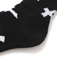 画像3: CHALLENGER/CROSS SOCKS（BLACK）［クロスソックス-26春夏］ (3)