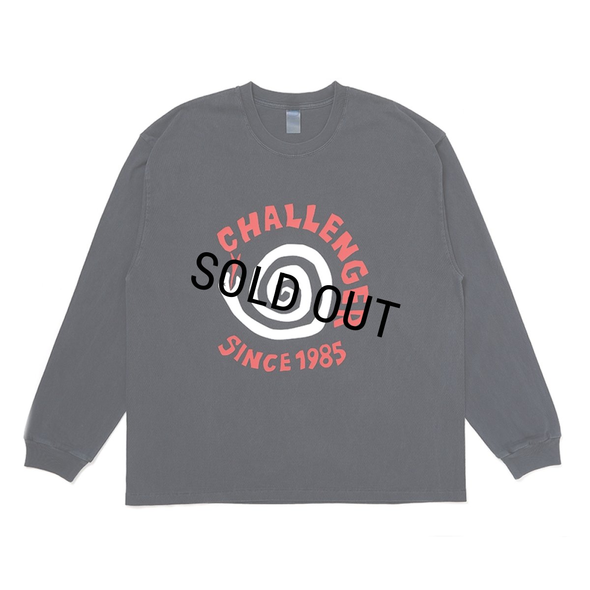 画像1: CHALLENGER/L/S PIGMENT SPIRAL SNAKE TEE（PEPPER BLACK）［ピグメントスパイラルスネーク長袖T-26春夏］ (1)