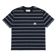 画像1: CHALLENGER/S/S AUTHENTIC BORDER TEE（BLACK）［オーセンティックボーダーT-26春夏］ (1)