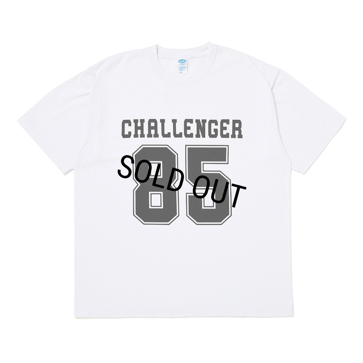画像1: CHALLENGER/NUMBERS TEE（WHITE）［ナンバーズT-26春夏］ (1)