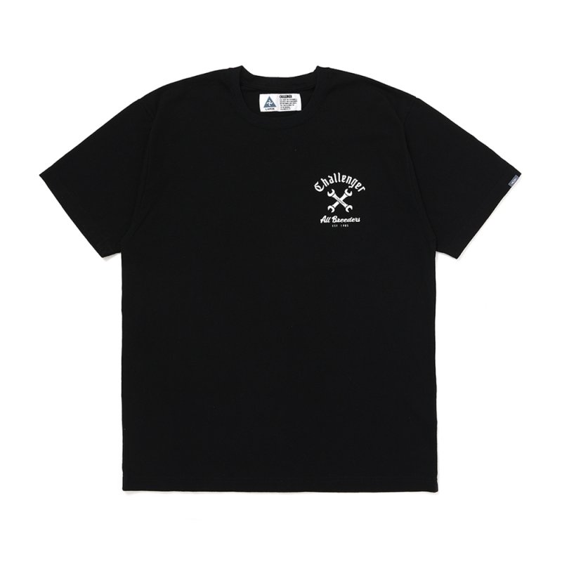 画像1: CHALLENGER/MECHANIC TEE（BLACK）［メカニックT-26春夏］