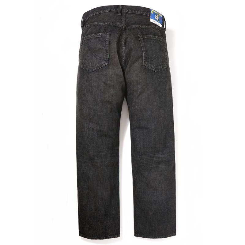 画像2: CHALLENGER/CLASSIC WASHED DENIM PANTS（WASHED BLACK）［クラシックウォッシュドデニムパンツ-26春夏］