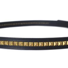画像5: CHALLENGER/LEATHER BELT（BLACK/BRASS）［レザーベルト-26春夏］ (5)