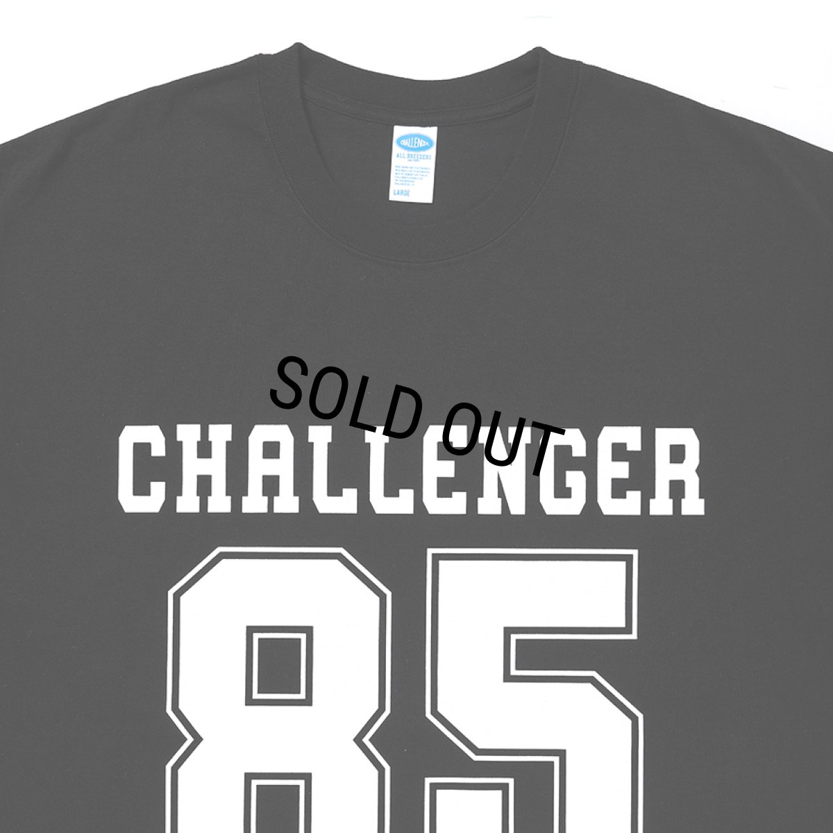 画像3: CHALLENGER/NUMBERS TEE（BLACK）［ナンバーズT-26春夏］ (3)
