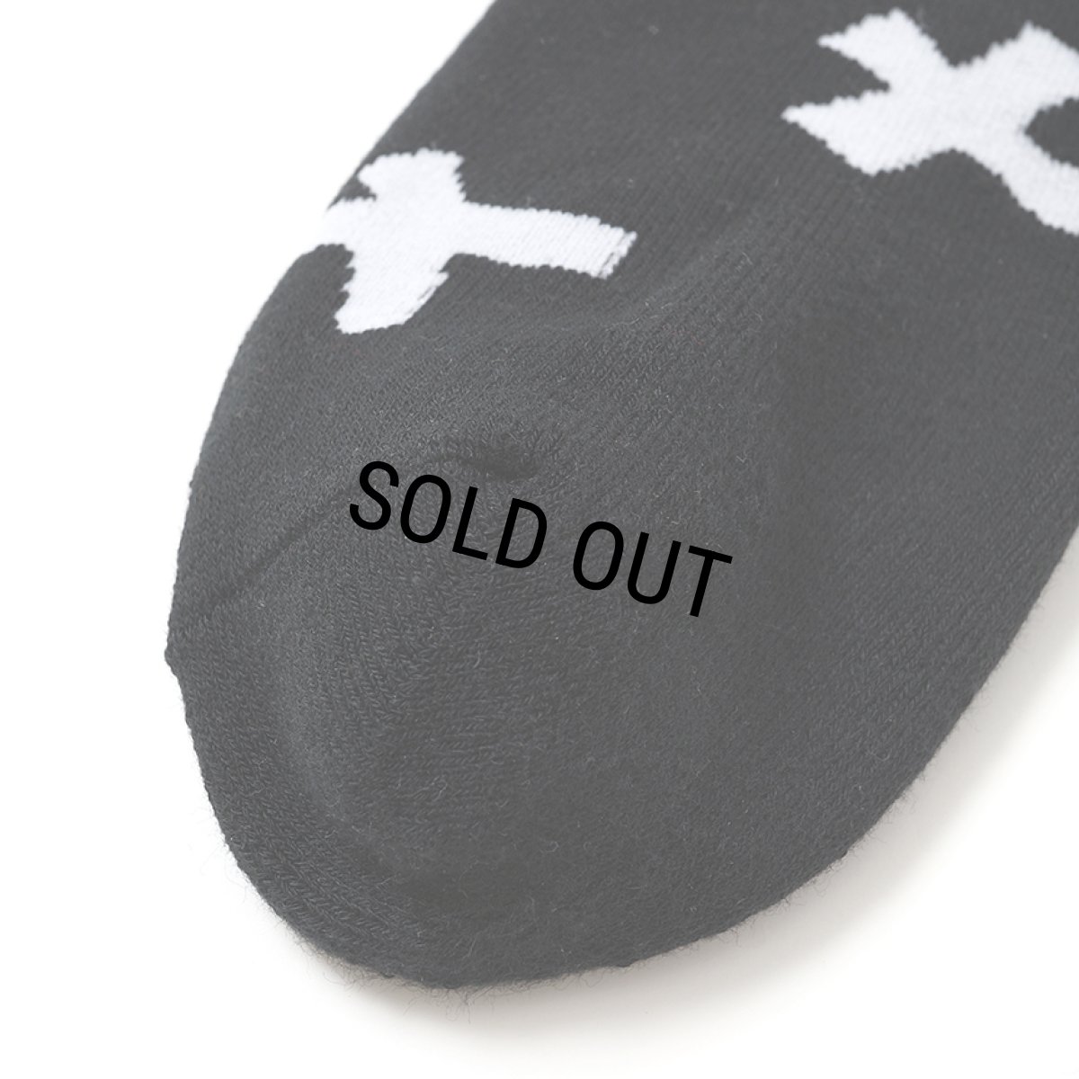 画像4: CHALLENGER/CROSS SOCKS（BLACK）［クロスソックス-26春夏］ (4)