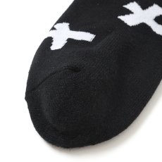 画像4: CHALLENGER/CROSS SOCKS（BLACK）［クロスソックス-26春夏］ (4)