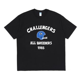 CHALLENGER/FOOTBALL TEE（BLACK）［フットボールT-26春夏］ - JONAS