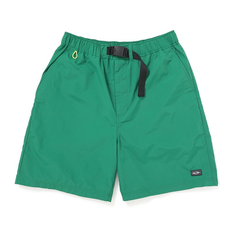 画像1: CHALLENGER/NYLON BASIC SHORTS（GREEN）［ナイロンベーシックショーツ-26春夏］