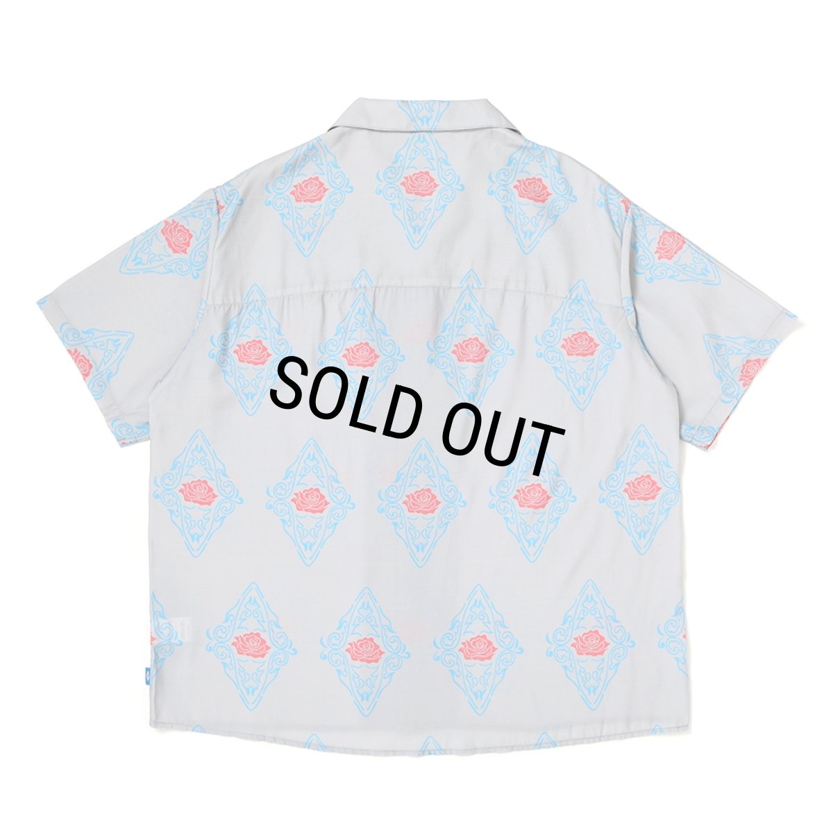 画像2: CHALLENGER/ROSE SHIRT（GRAY）［ローズシャツ-26春夏］ (2)