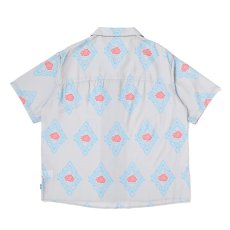 画像2: CHALLENGER/ROSE SHIRT（GRAY）［ローズシャツ-26春夏］ (2)