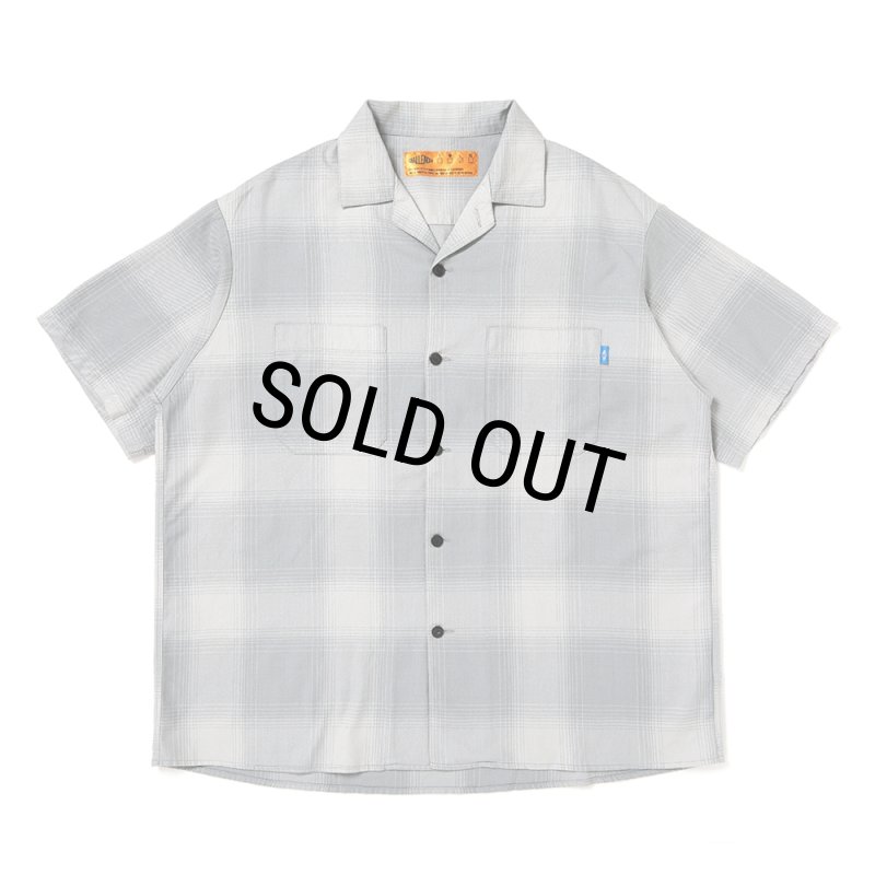 CHALLENGER/SHADOW CHECK SHIRT（GRAY）［シャドウチェックシャツ-26春