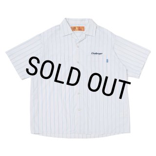 CHALLENGER/STRIPE MECHANIC SHIRTS（WHITE）［ストライプメカニック