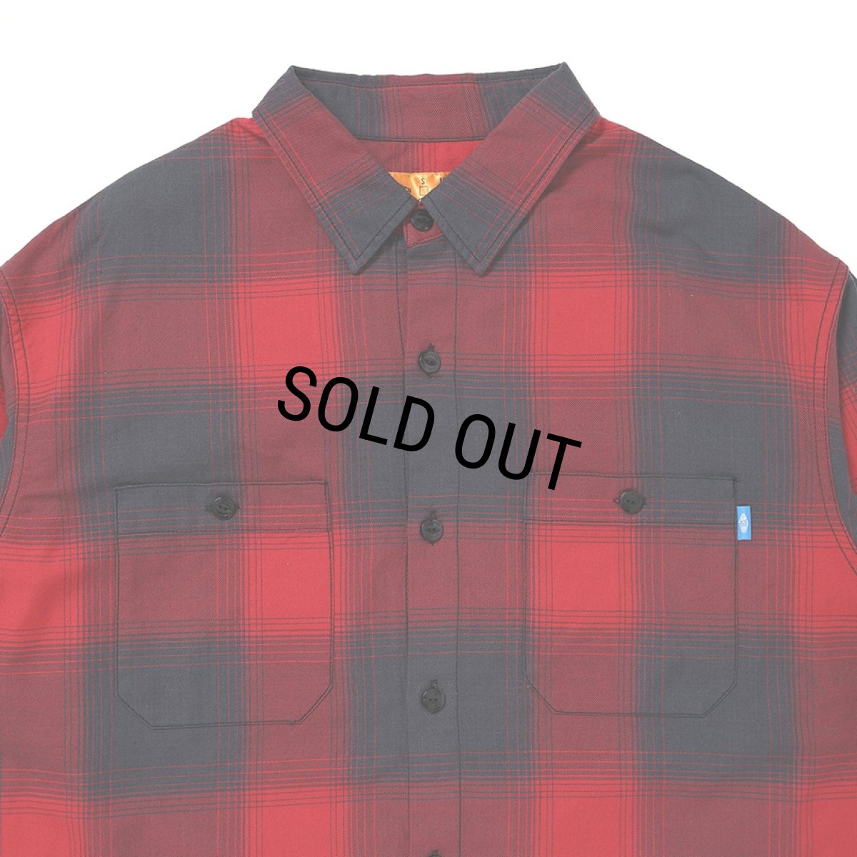 画像3: CHALLENGER/L/S SHADOW CHECK SHIRT（RED）［シャドウチェックシャツ-26春夏］ (3)