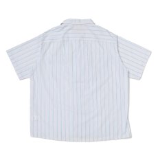 画像2: CHALLENGER/STRIPE MECHANIC SHIRTS（WHITE）［ストライプメカニックシャツ-26春夏］ (2)