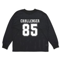 画像1: CHALLENGER/L/S NUMBERS DRY MESH TEE（BLACK）［ナンバーズドライメッシュ長袖T-26春夏］ (1)