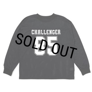 CHALLENGER/L/S NUMBERS DRY MESH TEE（BLACK）［ナンバーズドライ