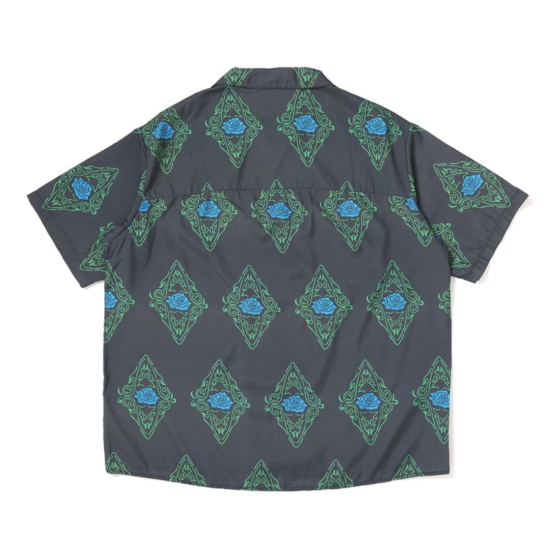 画像2: CHALLENGER/ROSE SHIRT（CHARCOAL）［ローズシャツ-26春夏］