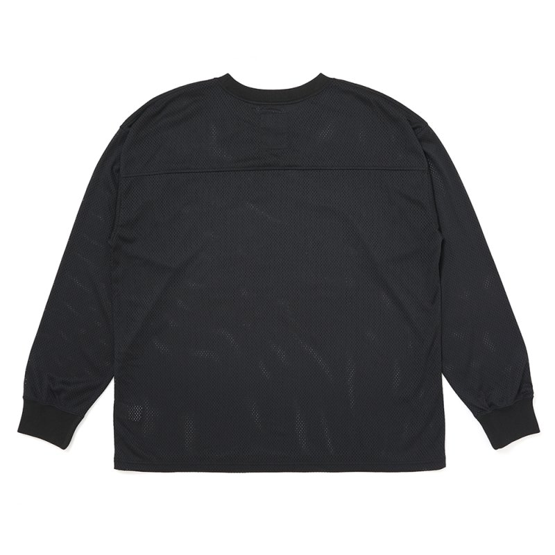 画像2: CHALLENGER/L/S NUMBERS DRY MESH TEE（BLACK）［ナンバーズドライメッシュ長袖T-26春夏］