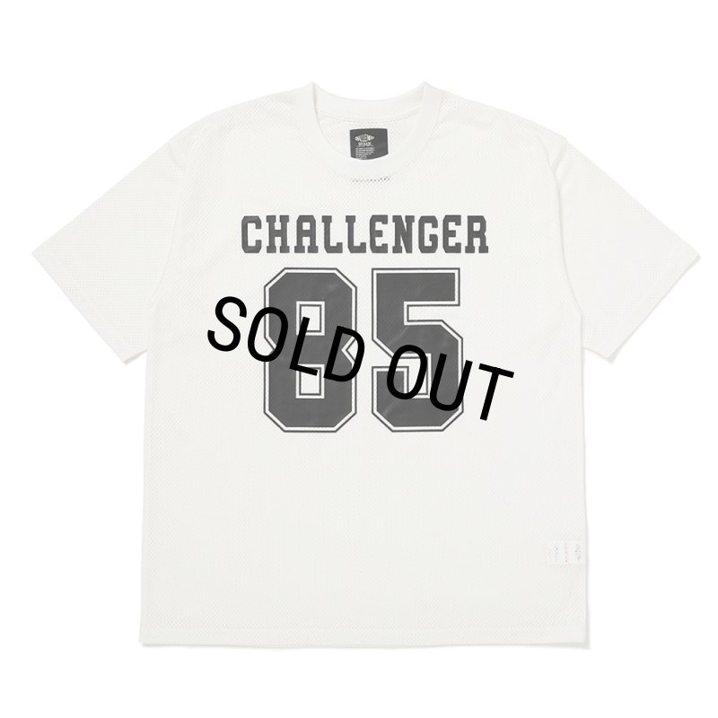 CHALLENGER/NUMBERS DRY MESH TEE（WHITE）［ナンバーズドライメッシュ