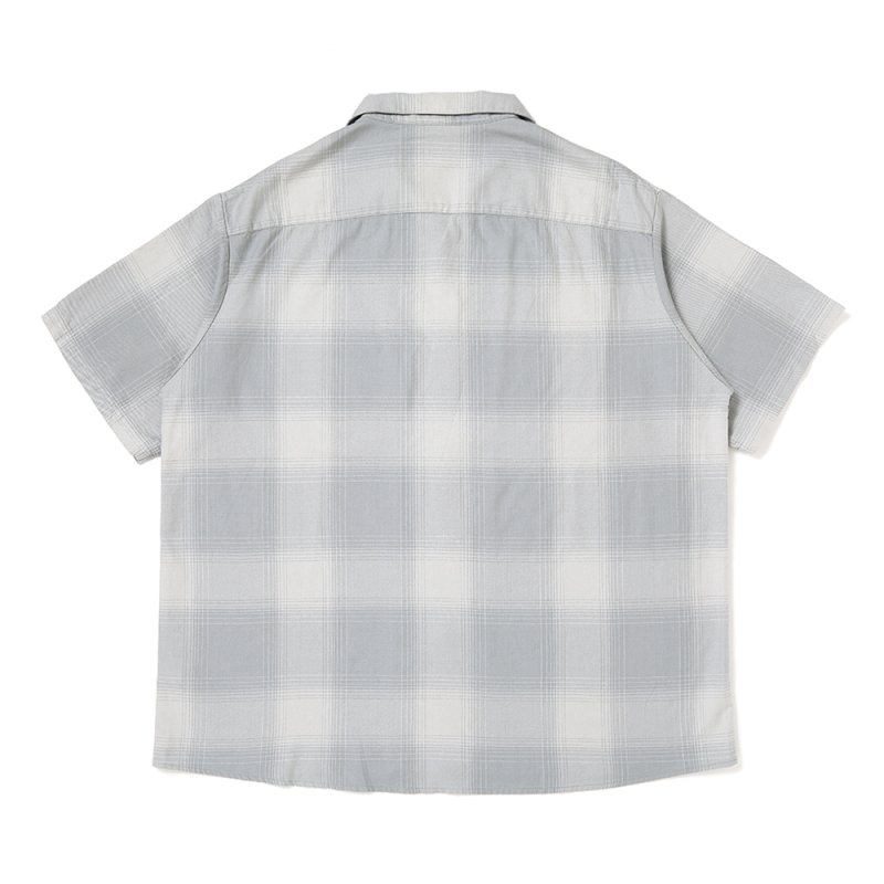 画像2: CHALLENGER/SHADOW CHECK SHIRT（GRAY）［シャドウチェックシャツ-26春夏］