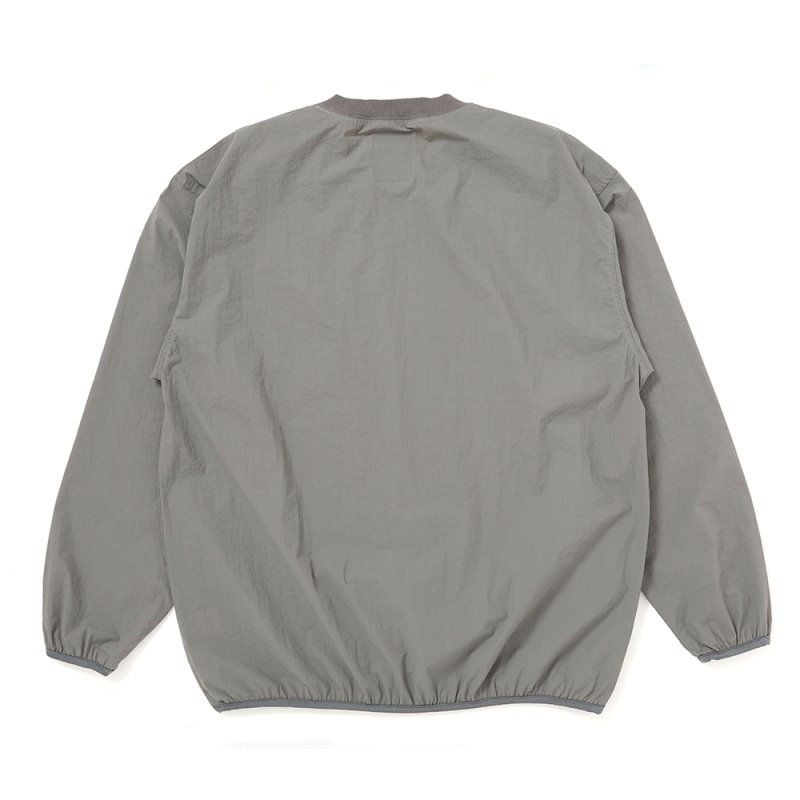 画像2: CHALLENGER/L/S C PATCH WIND CREW（GRAY）［"C"パッチウィンドクルー-26春夏］