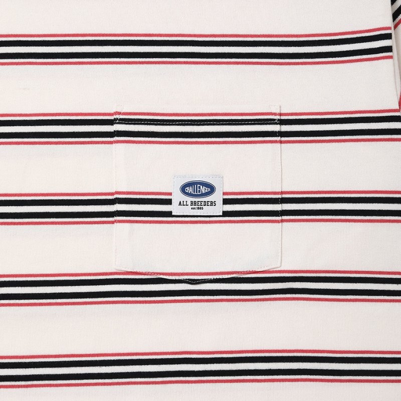 画像3: CHALLENGER/L/S AUTHENTIC BORDER TEE（WHITE）［オーセンティックボーダー長袖T-26春夏］