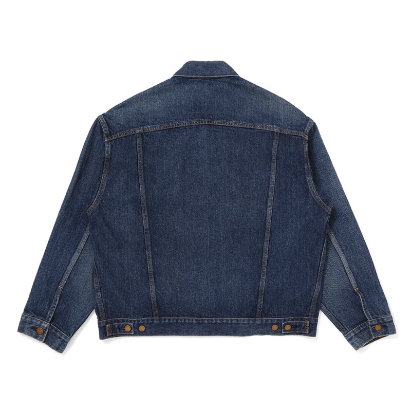 画像2: CHALLENGER/CLASSIC WASHED DENIM JACKET（WASHED INDIGO）［クラシックウォッシュドデニムJKT-26春夏］