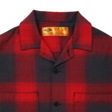画像3: CHALLENGER/SHADOW CHECK SHIRT（RED）［シャドウチェックシャツ-26春夏］ (3)