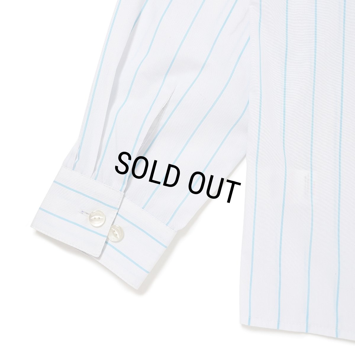 画像8: CHALLENGER/L/S STRIPE MECHANIC SHIRT（WHITE）［ストライプメカニックシャツ-26春夏］ (8)