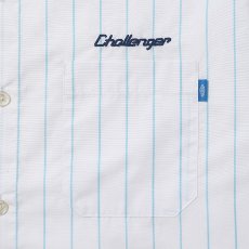 画像4: CHALLENGER/L/S STRIPE MECHANIC SHIRT（WHITE）［ストライプメカニックシャツ-26春夏］ (4)