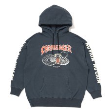 画像1: CHALLENGER/SNAKE HOODIE（PEPPER BLACK）［スネークフーディー-26春夏］ (1)