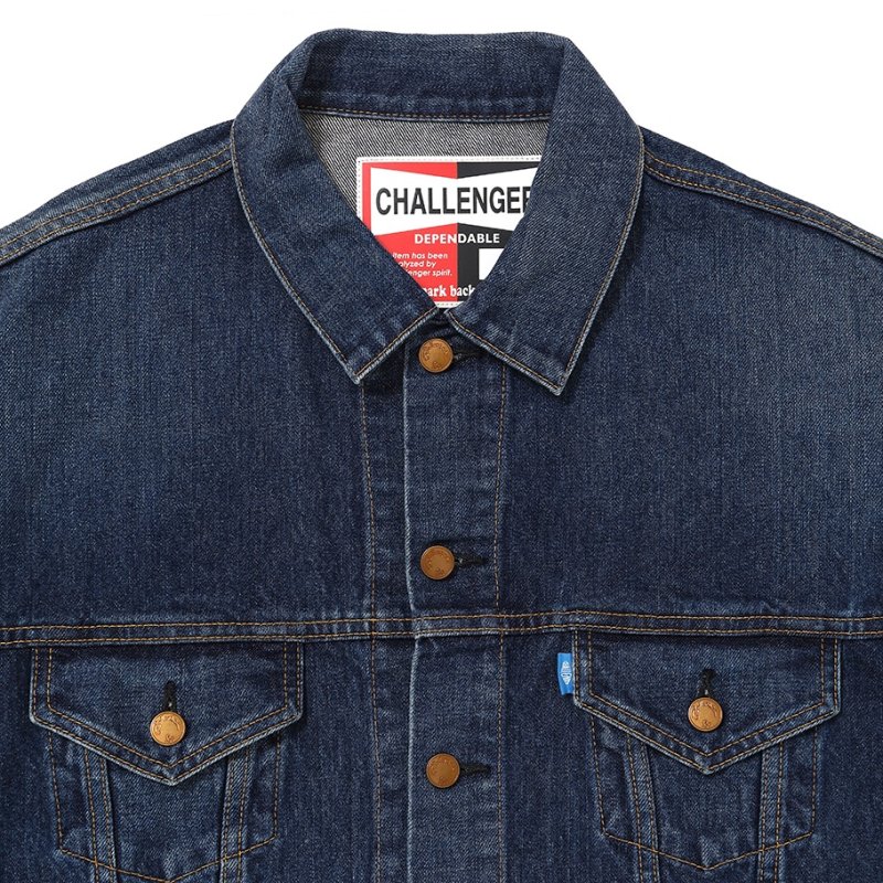 CHALLENGER/CLASSIC WASHED DENIM JACKET（WASHED INDIGO