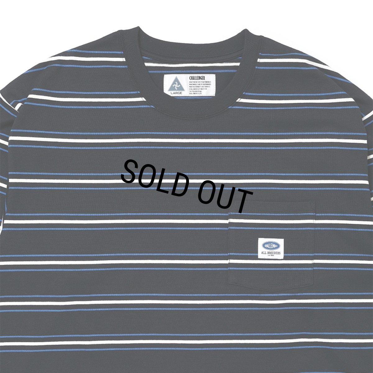 画像3: CHALLENGER/L/S AUTHENTIC BORDER TEE（BLACK）［オーセンティックボーダー長袖T-26春夏］ (3)