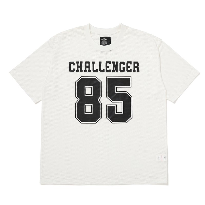 画像1: CHALLENGER/NUMBERS DRY MESH TEE（WHITE）［ナンバーズドライメッシュT-26春夏］