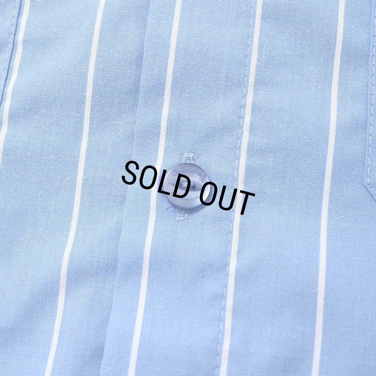 画像5: CHALLENGER/L/S STRIPE MECHANIC SHIRT（LT BLUE）［ストライプメカニックシャツ-26春夏］ (5)