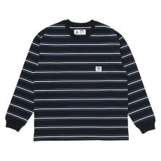 画像1: CHALLENGER/L/S AUTHENTIC BORDER TEE（BLACK）［オーセンティックボーダー長袖T-26春夏］ (1)