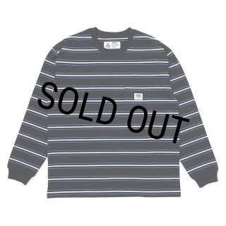 CHALLENGER/L/S AUTHENTIC BORDER TEE（BLACK）［オーセンティック