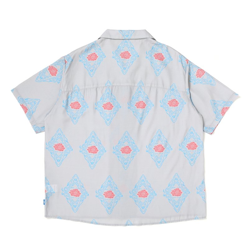 画像2: CHALLENGER/ROSE SHIRT（GRAY）［ローズシャツ-26春夏］