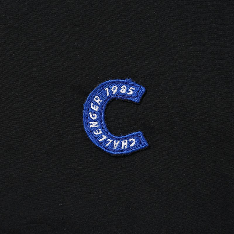 画像3: CHALLENGER/L/S C PATCH WIND CREW（BLACK）［"C"パッチウィンドクルー-26春夏］