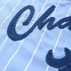 画像7: CHALLENGER/L/S STRIPE MECHANIC SHIRT（LT BLUE）［ストライプメカニックシャツ-26春夏］ (7)