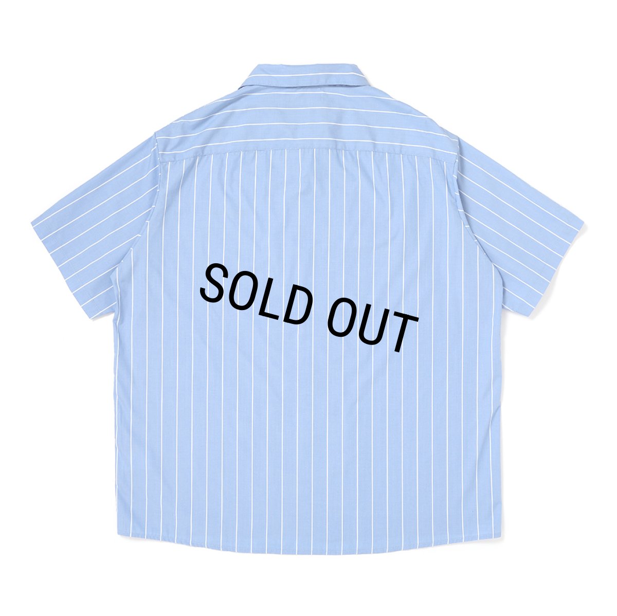 画像2: CHALLENGER/STRIPE MECHANIC SHIRTS（LT BLUE）［ストライプメカニックシャツ-26春夏］ (2)