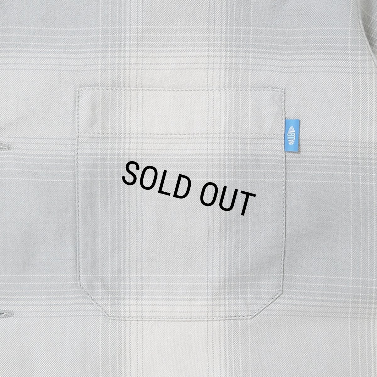 画像5: CHALLENGER/SHADOW CHECK SHIRT（GRAY）［シャドウチェックシャツ-26春夏］ (5)