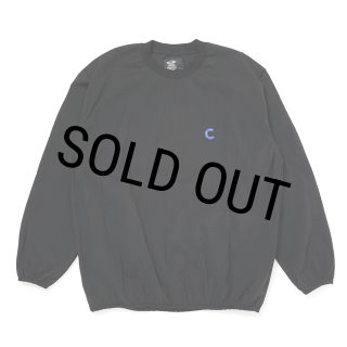 CHALLENGER/L/S C PATCH WIND CREW（BLACK）［