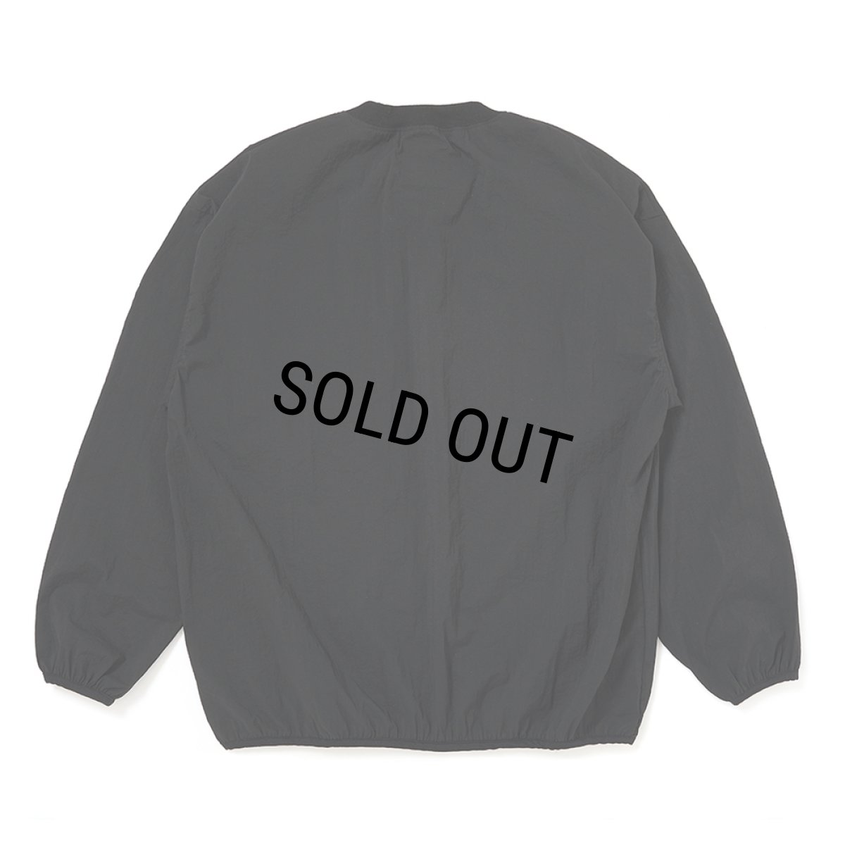 画像2: CHALLENGER/L/S NUMBERS WIND CREW（BLACK）［ナンバーズウィンドクルー-26春夏］ (2)