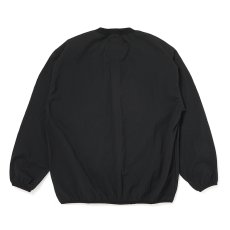 画像2: CHALLENGER/L/S NUMBERS WIND CREW（BLACK）［ナンバーズウィンドクルー-26春夏］ (2)