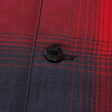 画像5: CHALLENGER/SHADOW CHECK SHIRT（RED）［シャドウチェックシャツ-26春夏］ (5)