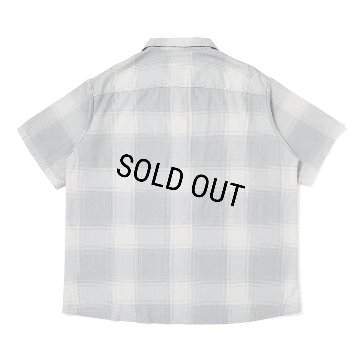 画像2: CHALLENGER/SHADOW CHECK SHIRT（GRAY）［シャドウチェックシャツ-26春夏］ (2)