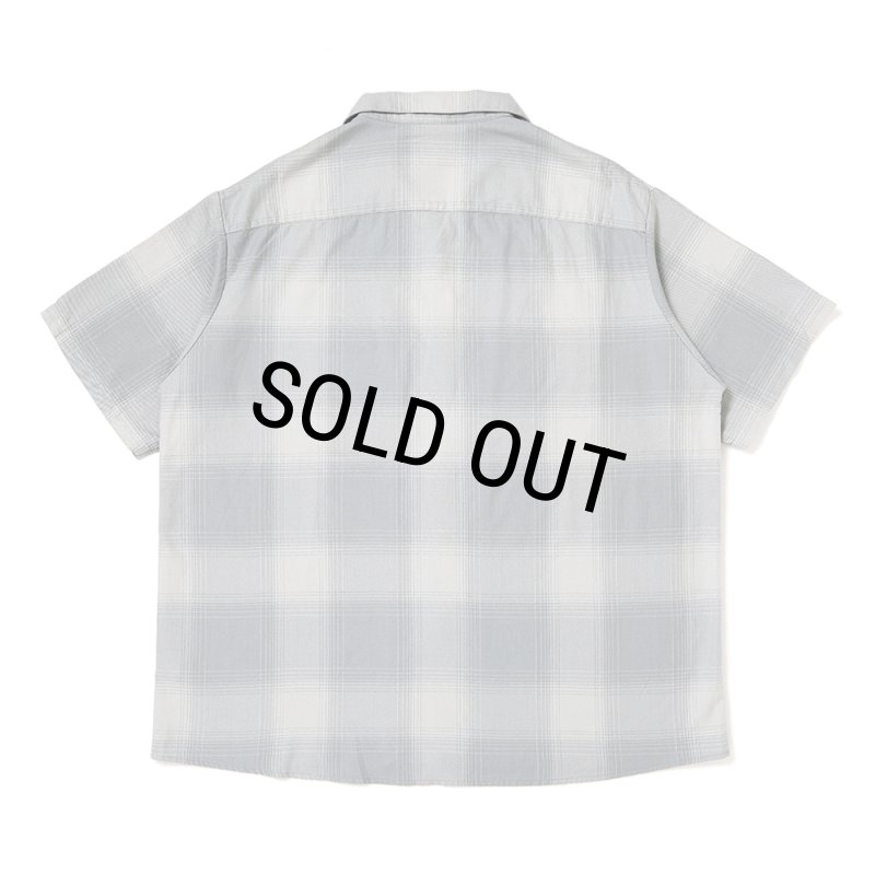 CHALLENGER/SHADOW CHECK SHIRT（GRAY）［シャドウチェックシャツ-26春